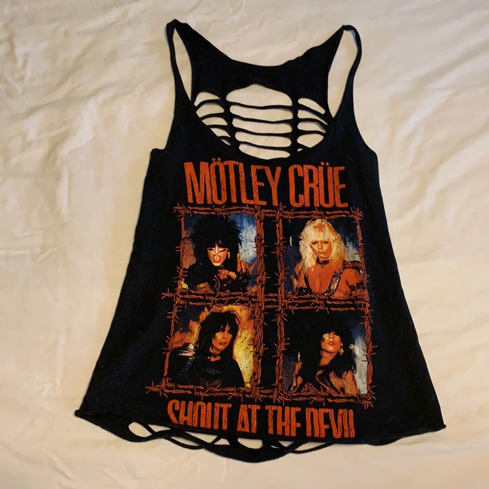 Cut up band shirt